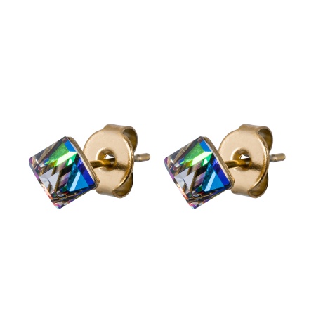 Пусеты Fiore Luna, Crystal Holographic, SWE0127/1 H G